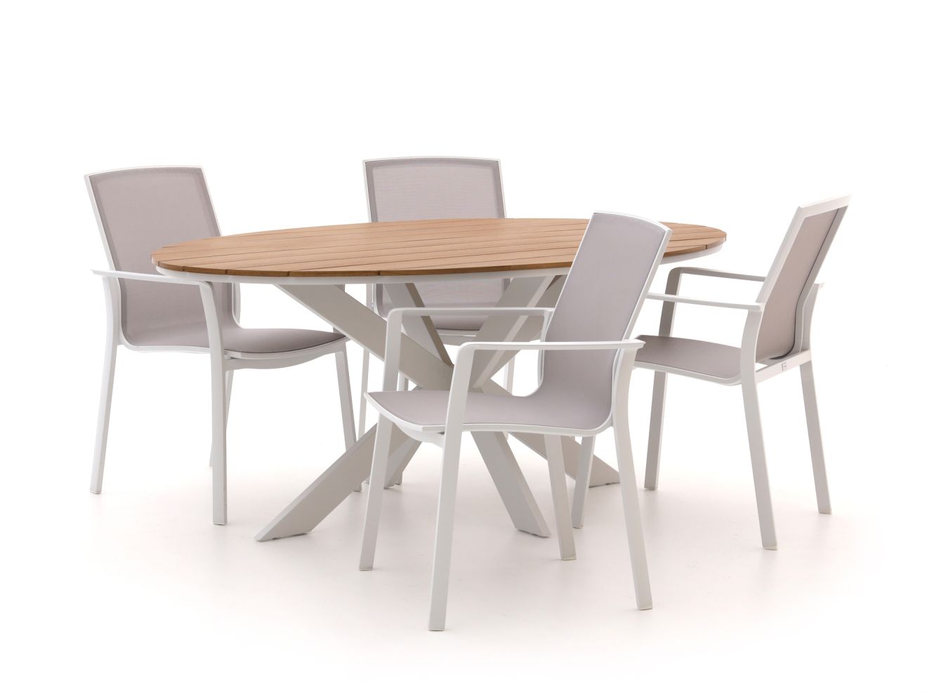 Bellagio Dranera/Fidenza oval 180 cm Gartenmöbel-Set 5-teilig stapelbar Grau Rabatt: 22 % Bellagio Dranera/Fidenza oval 180 cm Gartenmöbel-Set 5-teilig stapelbar Grau Rabatt: 22 %