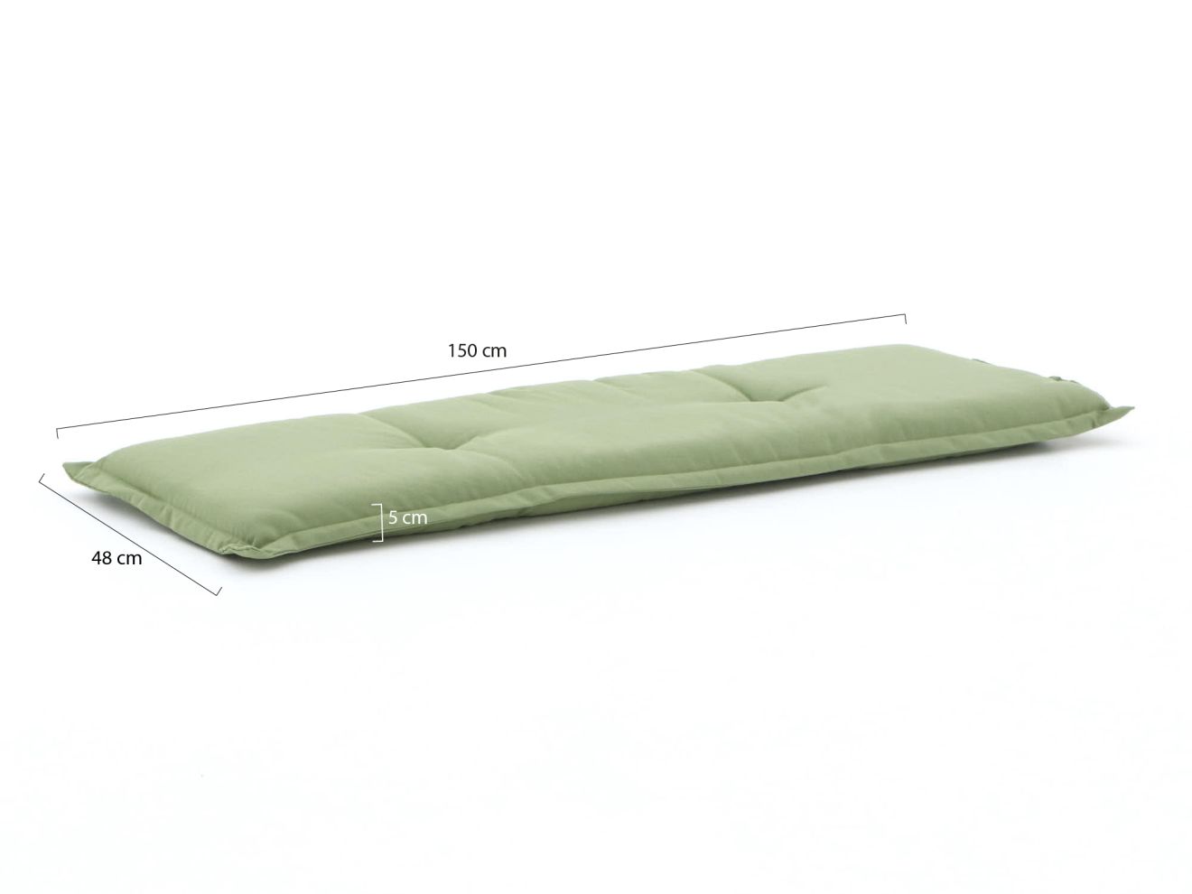 Madison Gartenbank Auflage 150x48 cm Rab...