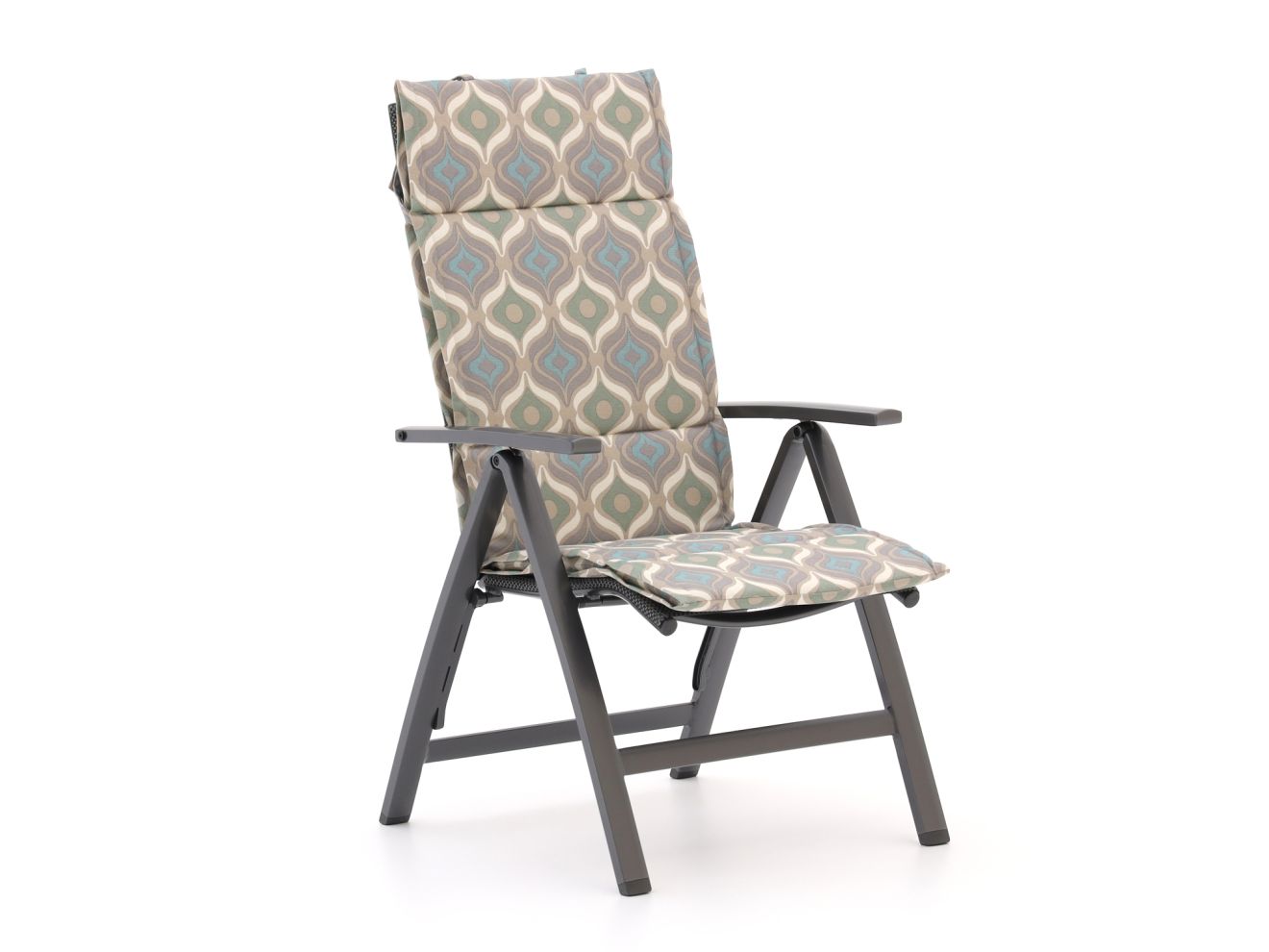 Madison Auflage Hochlehner dünn 125x50  cm Taupe 125x50cm