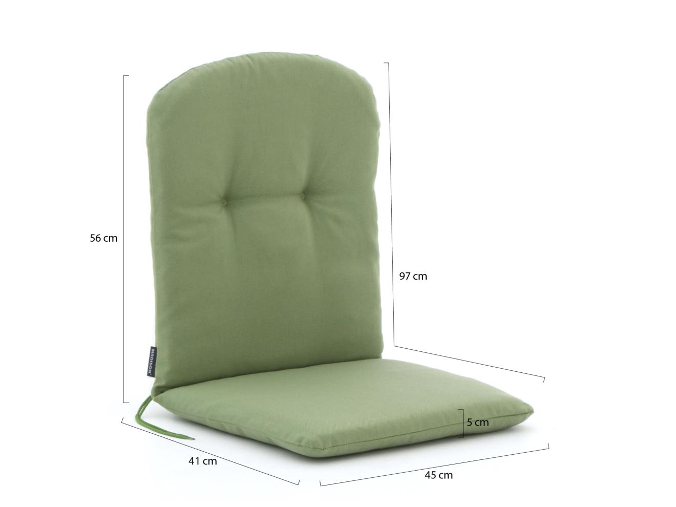 Madison Auflage Schalenstuhl 96x45 cm hoch günstig online kaufen