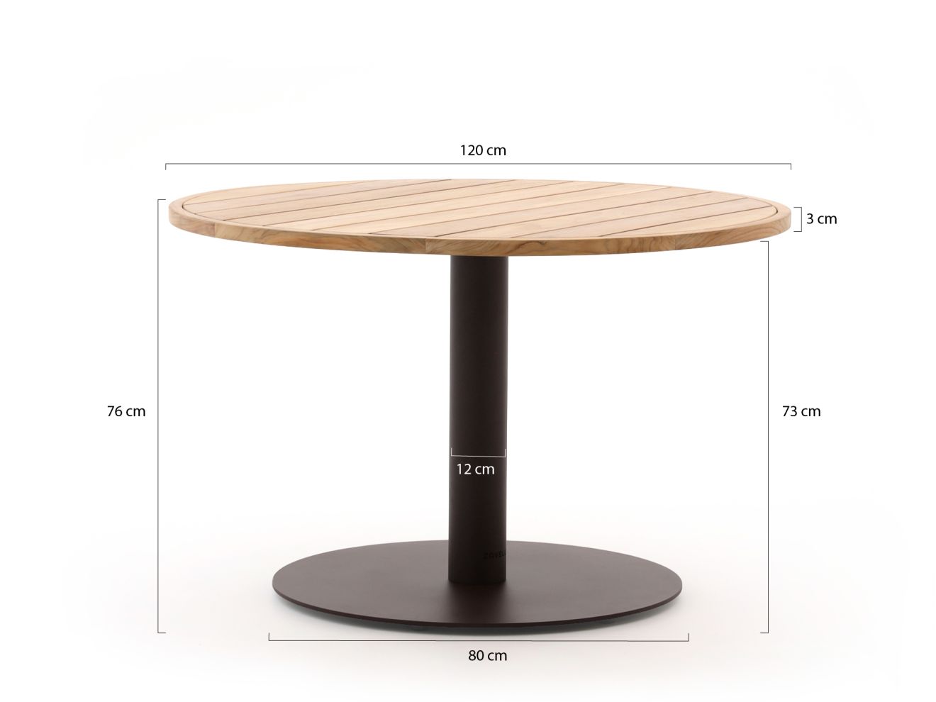 Zavelli Cuore Gartentisch ø 120 cm günstig online kaufen