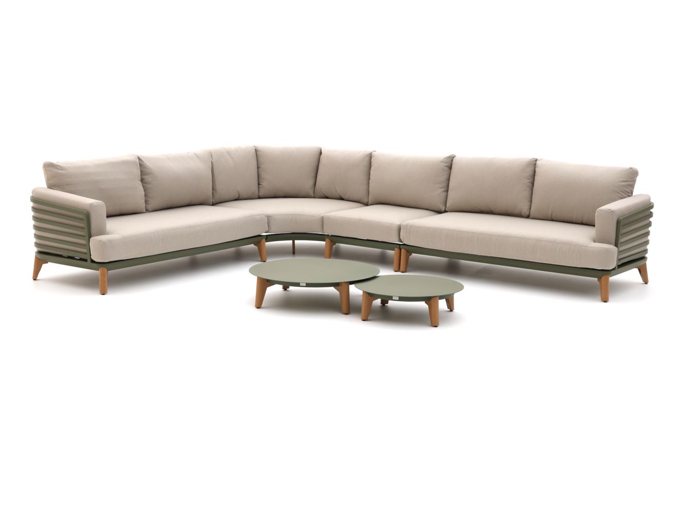 Bellagio Esenta Ecklounge-Set 6-teilig links Taupe 349x277cm Rabatt: 20 %