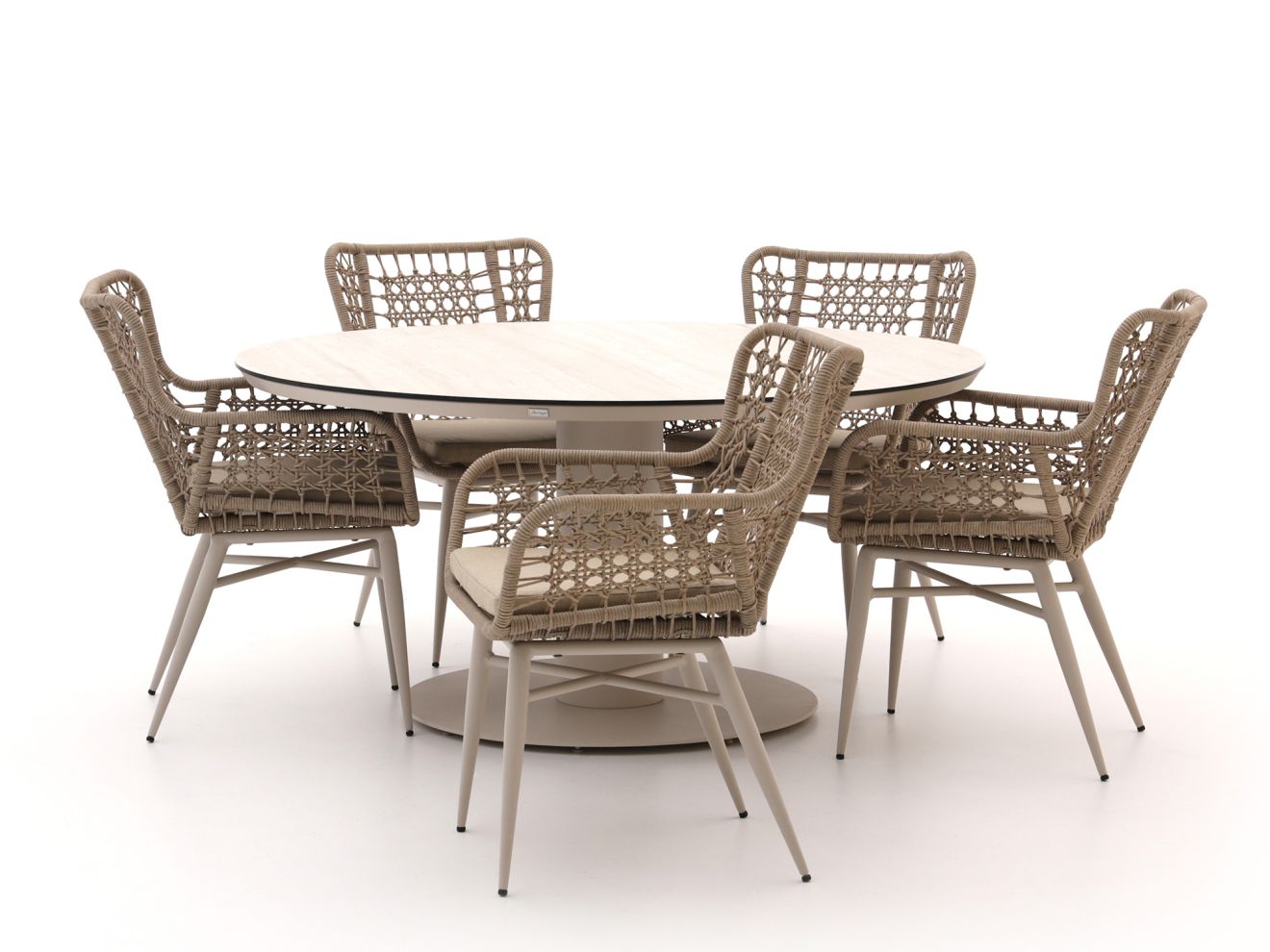 Intenso Busso/La Fonte ø 150 cm Gartenmöbel-Set 6-teilig Grau 150cm Rabatt: 29 % Intenso Busso/La Fonte ø 150 cm Gartenmöbel-Set 6-teilig Grau 150cm Rabatt: 29 %