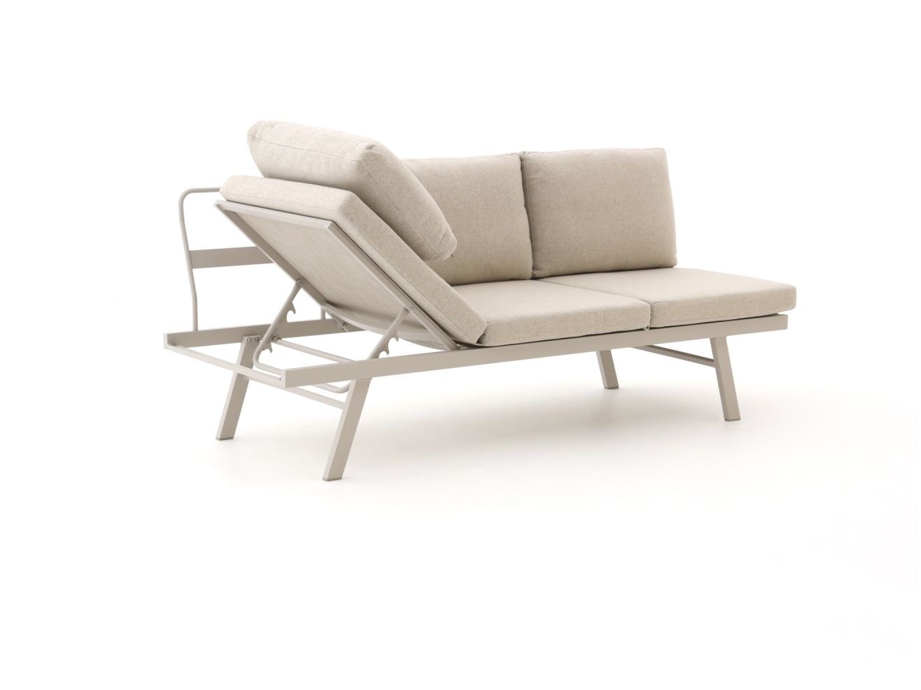 Forza Vadena Gartensofa verstellbar 198 cm Taupe 198cm Forza Vadena Gartensofa verstellbar 198 cm Taupe 198cm