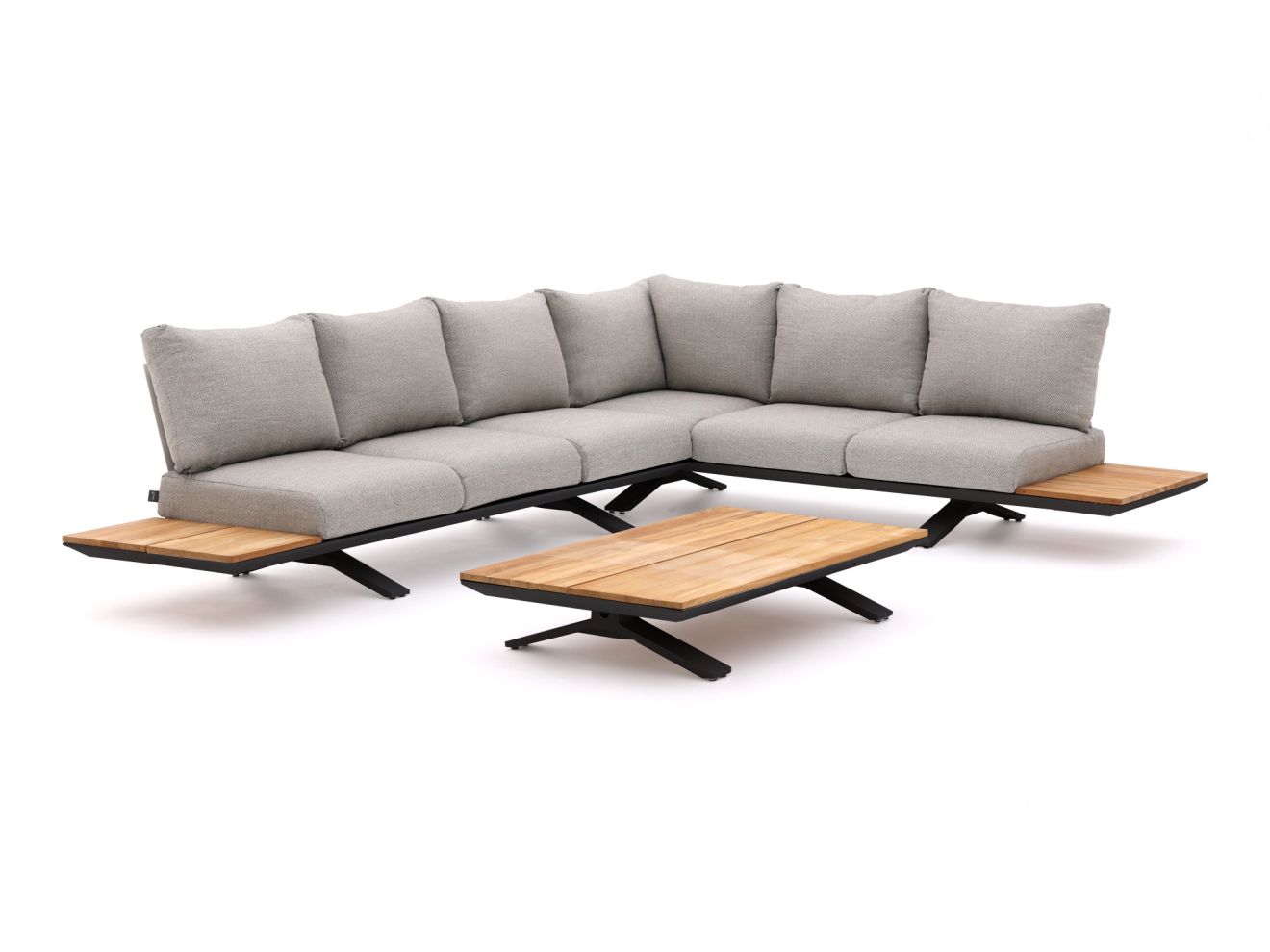 SUNS Stockholm Ecklounge-Set 3-teilig rechts Blau  Rabatt: 11 %