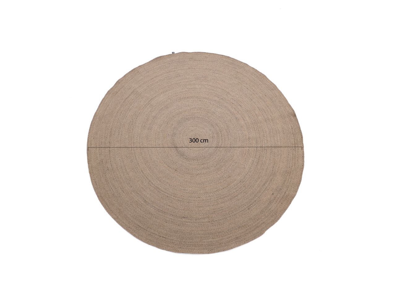 Apple Bee Swirl Outdoor Teppich ø 300 cm Taupe 0x0cm