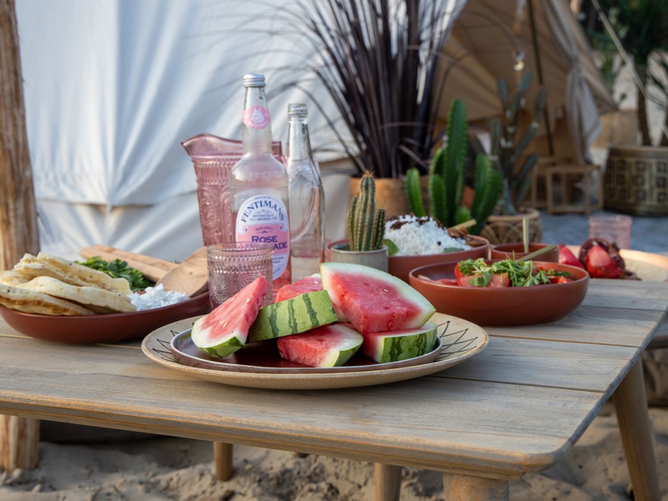 ROUGH-K Loungetisch 120x60x38 cm Braun  Rabatt: 20 %