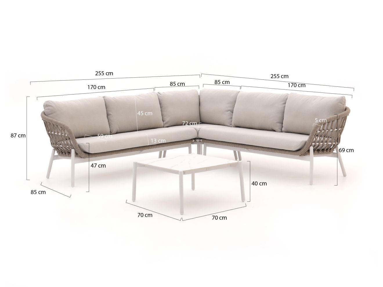 Bellagio Cupello Ecklounge-Set 4-teilig ...