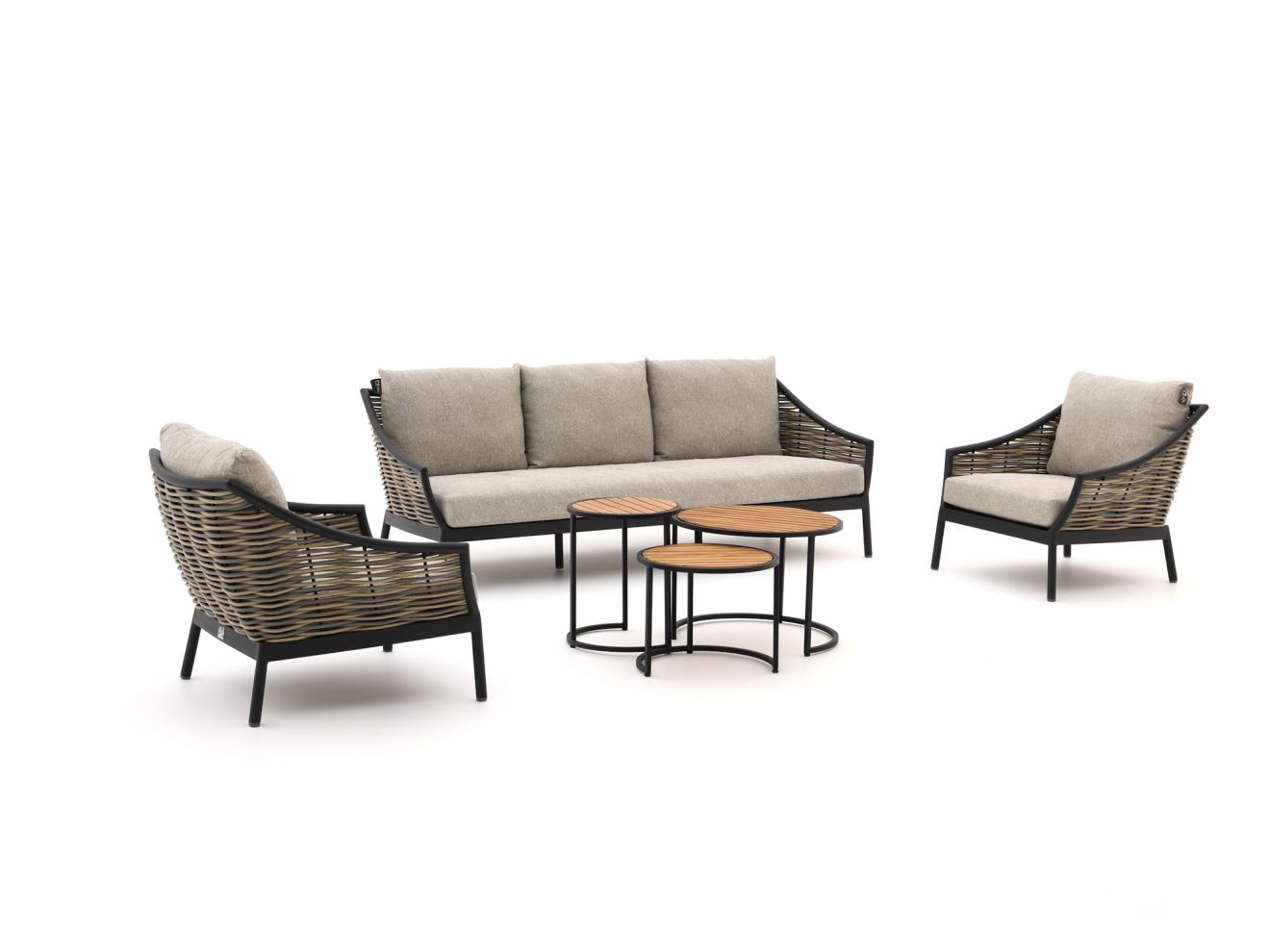 Apple Bee Milou/Mosi Sessel-Sofa Lounge-Set 6-teilig