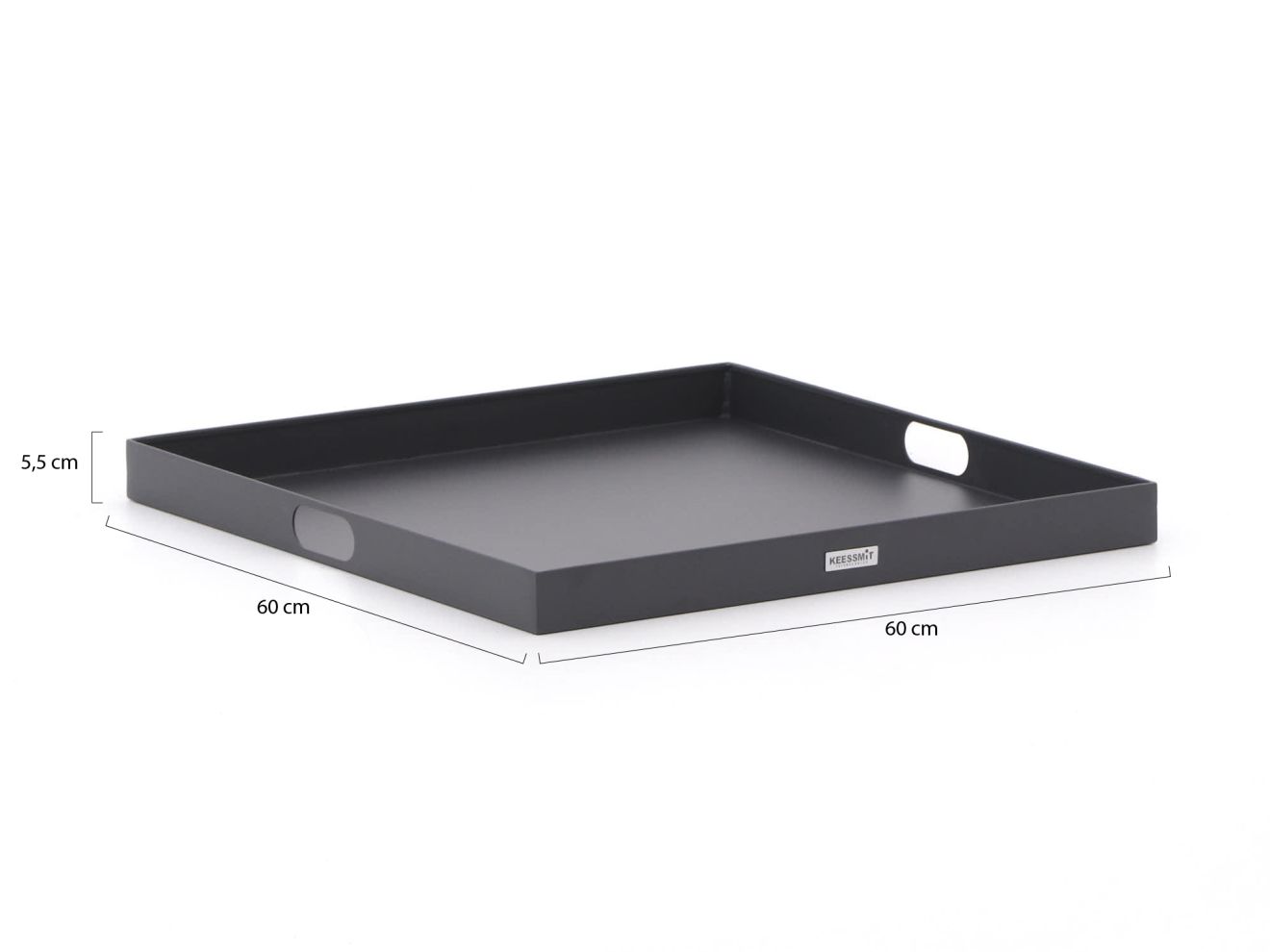 Manifesto Tablett 60x60 cm Grau  Rabatt:...