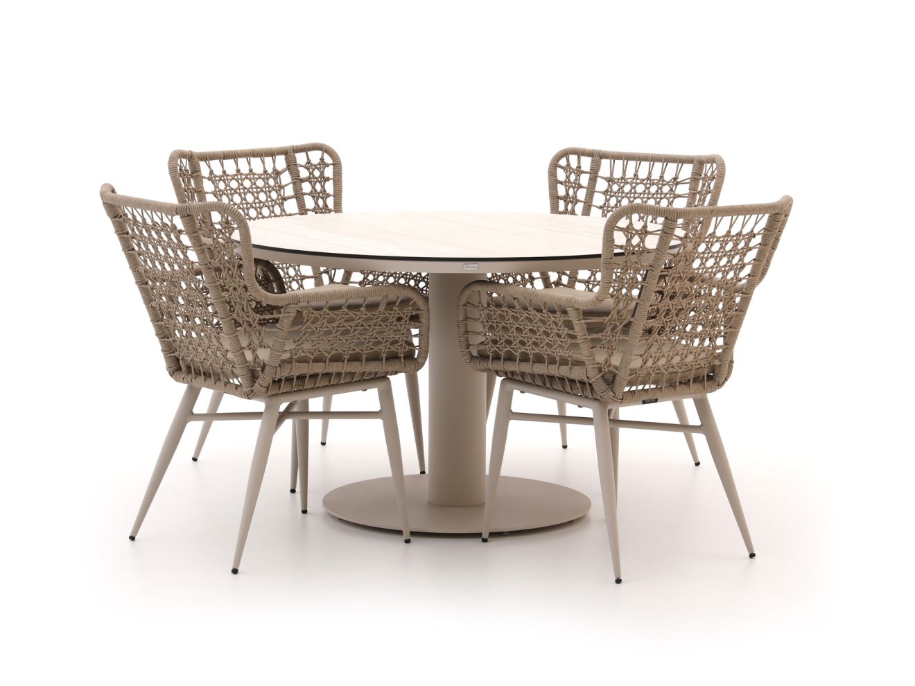 Intenso Busso/La Fonte ø 120cm Gartenmöbel- Set  5-teilig günstig online kaufen