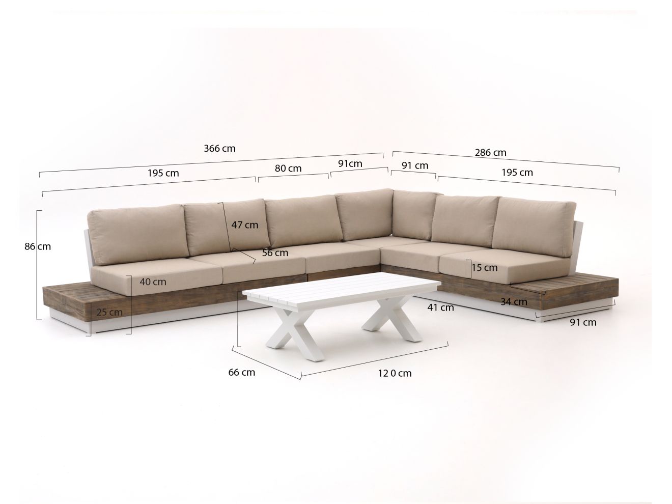 Bellagio Pilago/Tovi Ecklounge-Set 5-tei... Bellagio Pilago/Tovi Ecklounge-Set 5-tei...