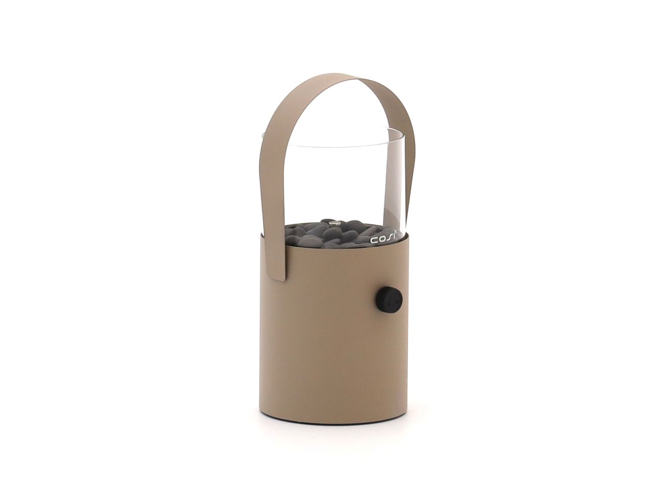 Cosiscoop Original Tischkamin ø 16 cm (h:30 cm) Taupe 16cm