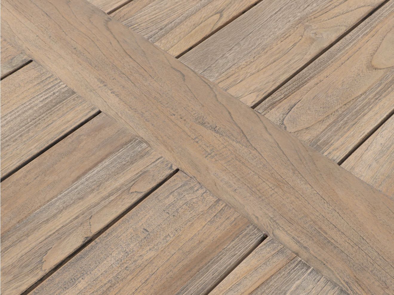 ROUGH-X Gartentisch 400x100x76 cm Braun ... ROUGH-X Gartentisch 400x100x76 cm Braun ...