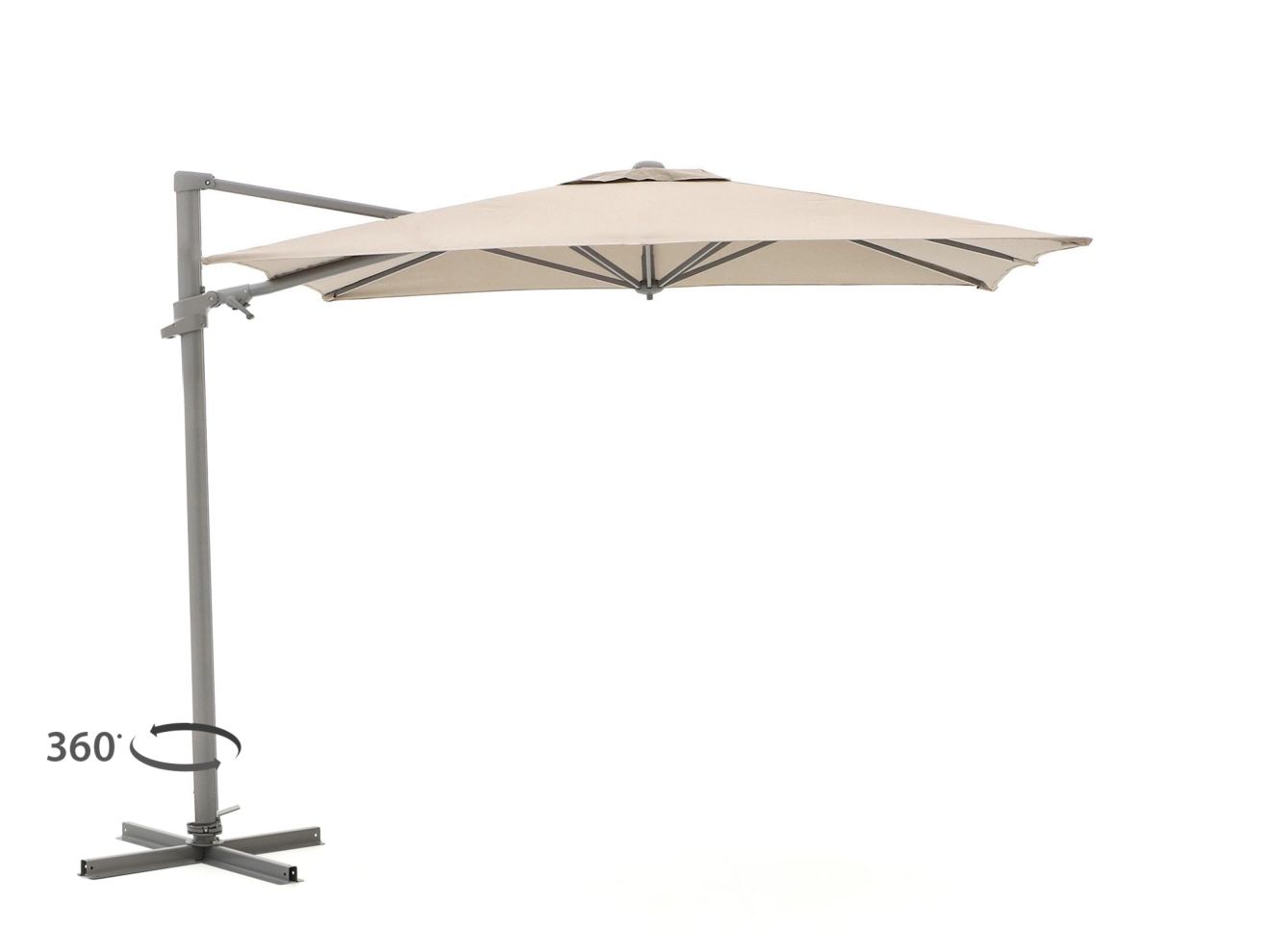 Shadowline Francisco Ampelschirm 260x260cm Taupe