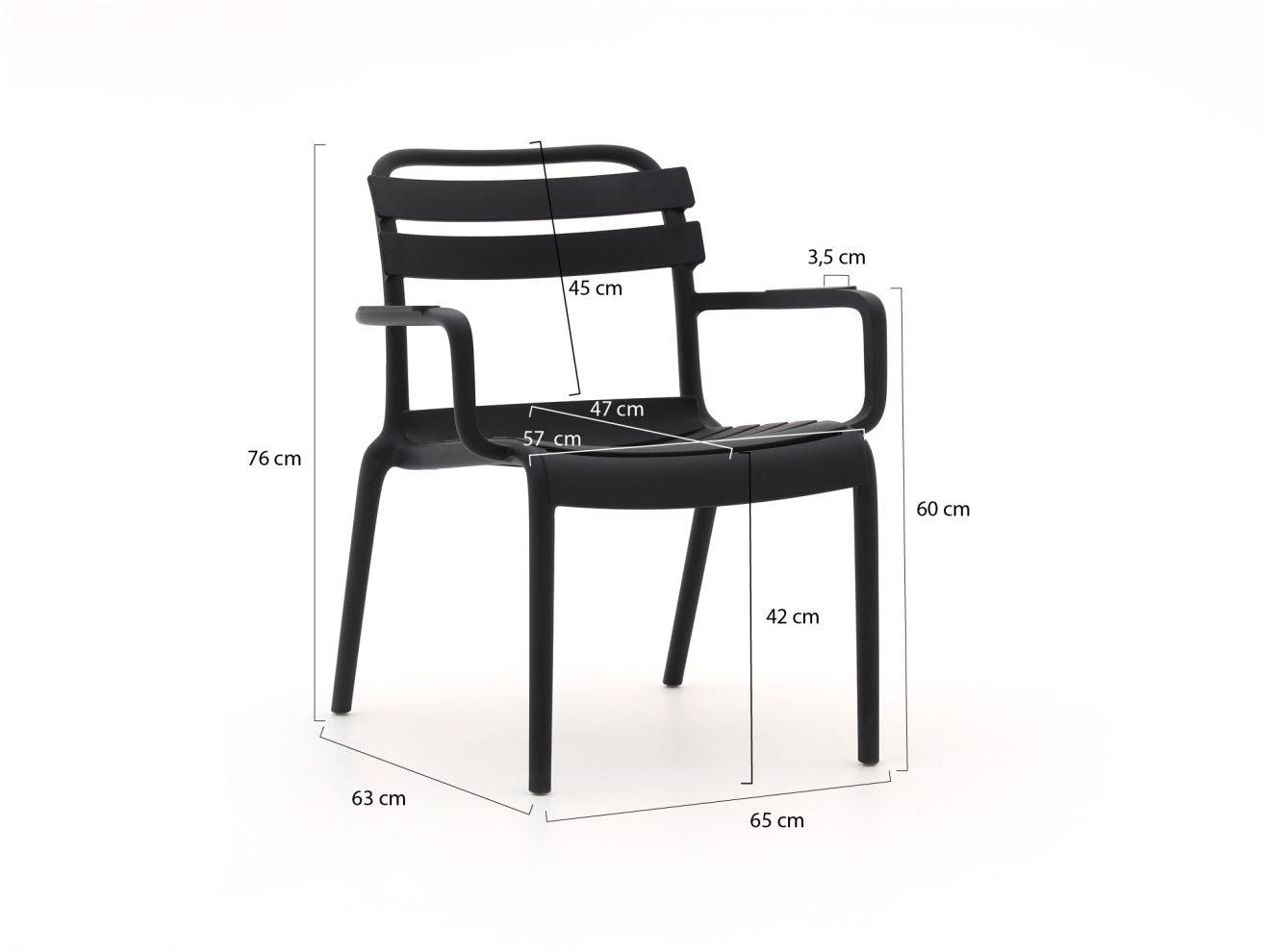 Forza Vico Gartensessel stapelbar günstig online kaufen