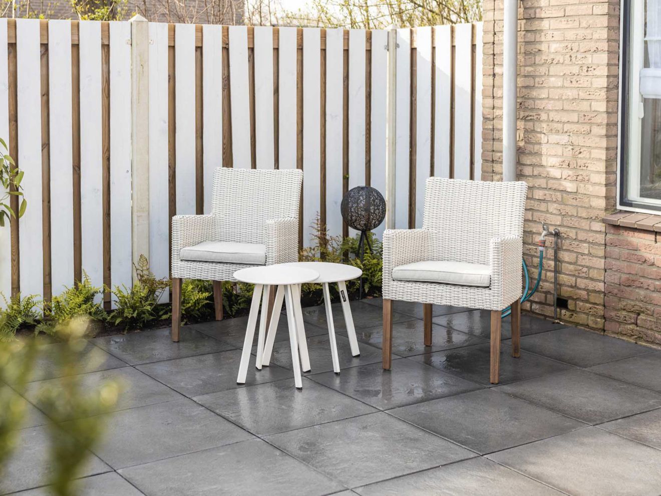 Forza Cali/Bovezzo ø 40 cm Balkon-Set 3-teilig stapelbar Weiß 40cm Rabatt: 31 %