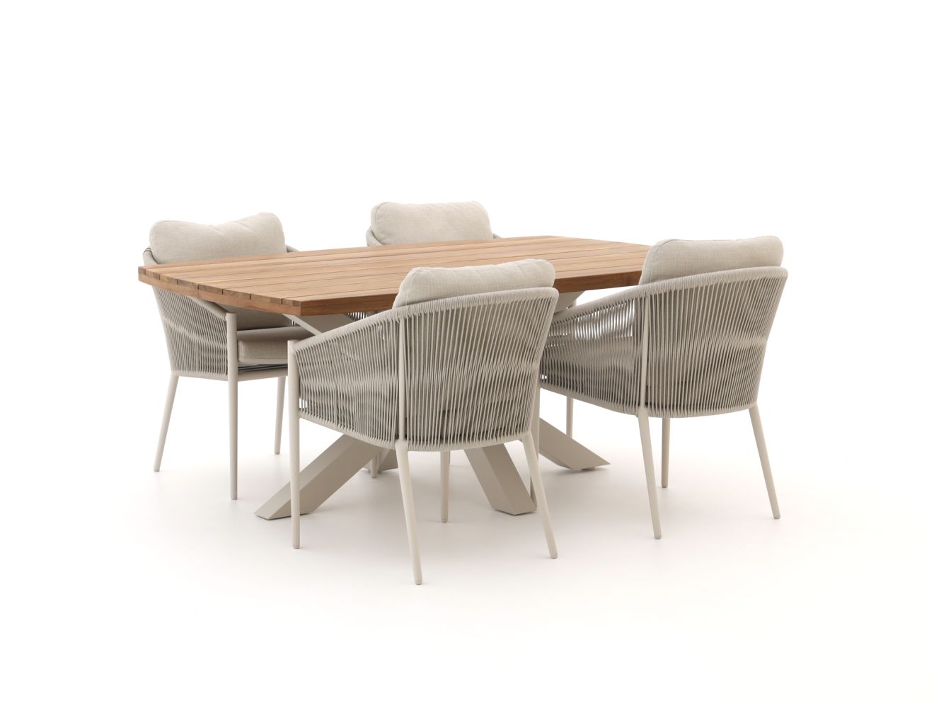 Bellagio Mineo/Induno deens Ovaal 180cm dining tuinset 5-delig günstig online kaufen