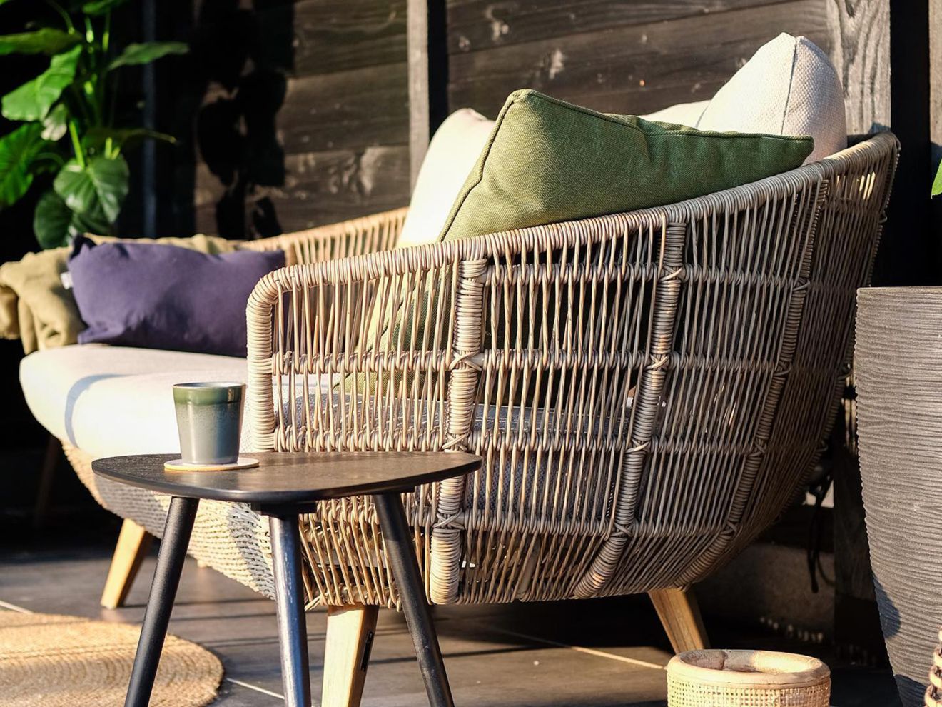 Intenso Stila Gartensofa 191 cm Taupe 191x65cm Rabatt: 21 %