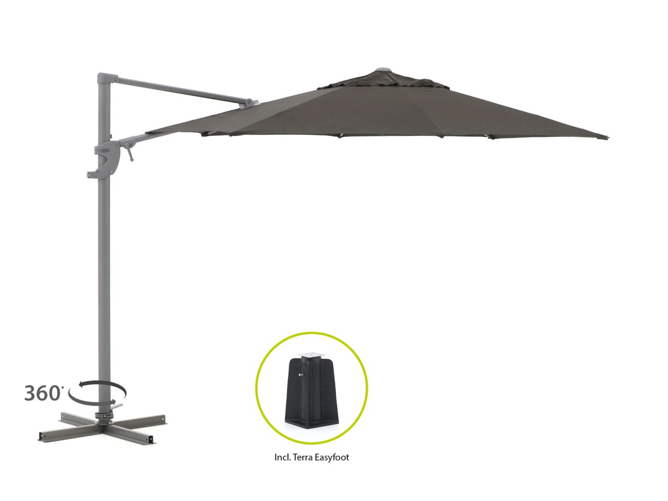 Shadowline Francisco Ampelschirm ø 330 cm Schwarz 330cm Rabatt: 16 % Shadowline Francisco Ampelschirm ø 330 cm Schwarz 330cm Rabatt: 16 %