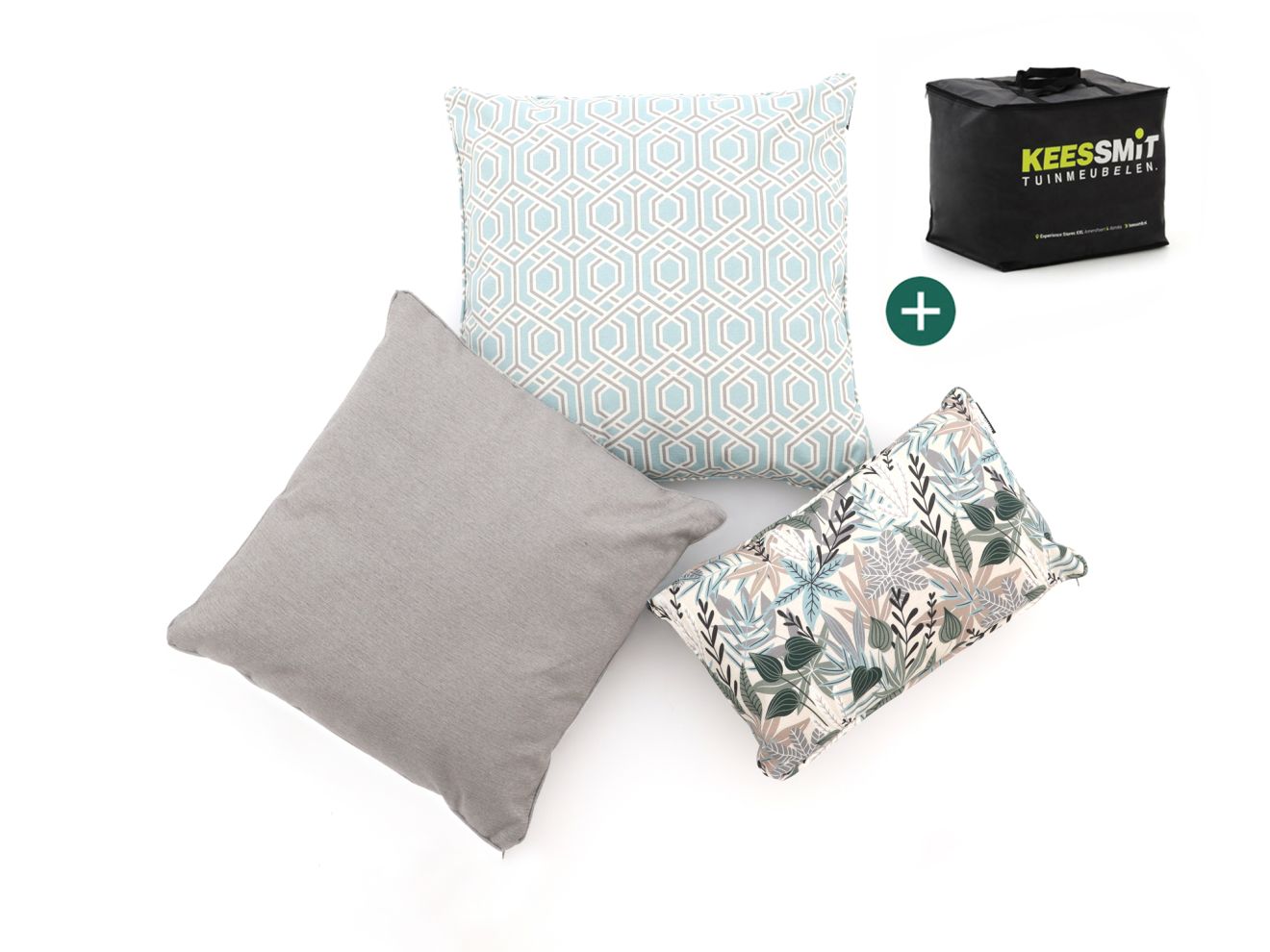 + 15 % Kassenrabatt | Dekokissen Set Modern Graphic Grey