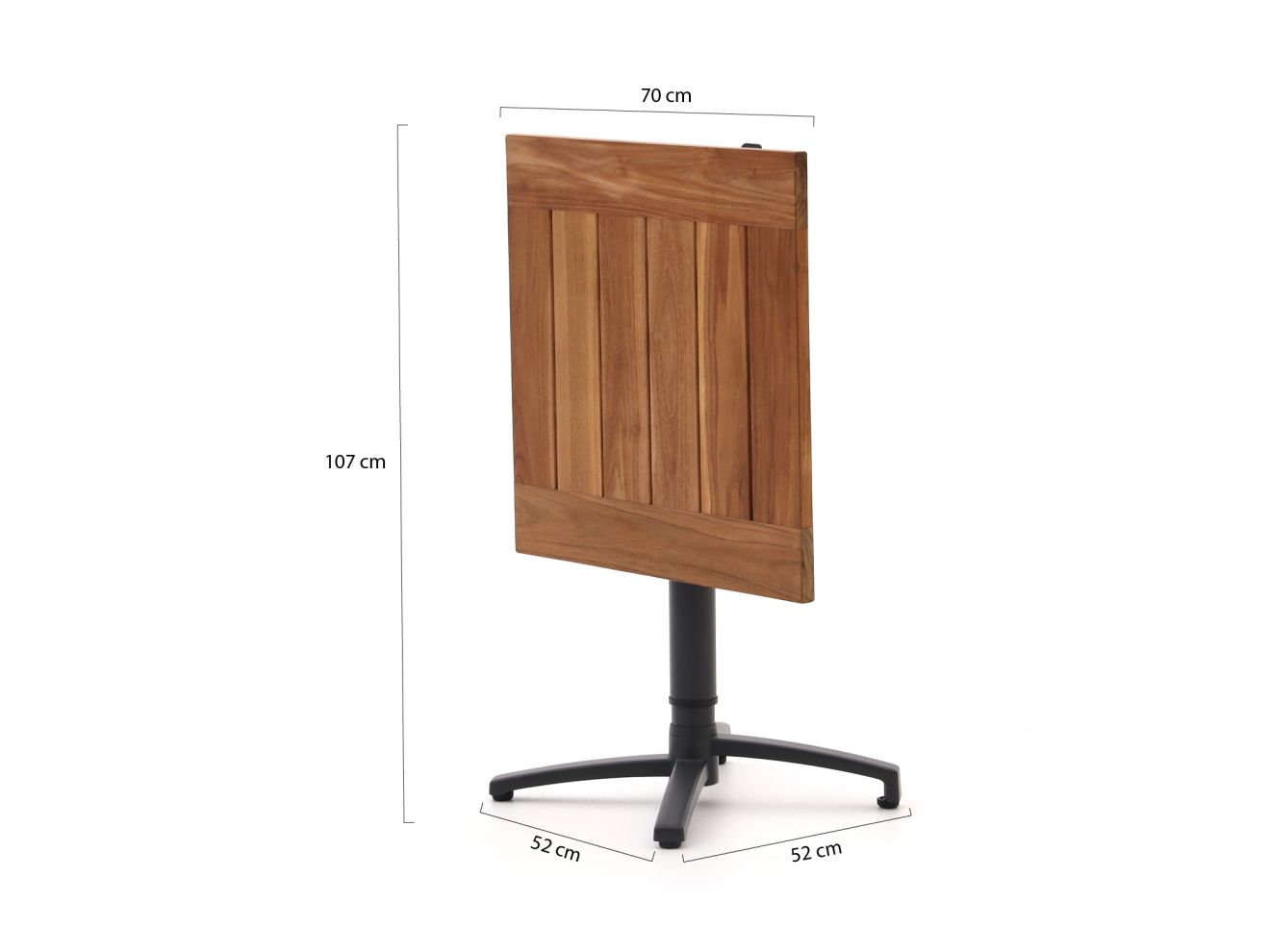 Bellagio Canzo Klapptisch 70x70x75/110cm... Bellagio Canzo Klapptisch 70x70x75/110cm...