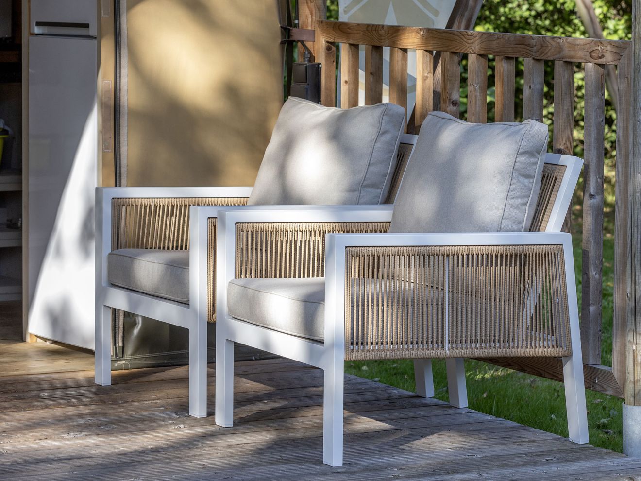 Manifesto Alzano Gartensessel Weiß  Rab...