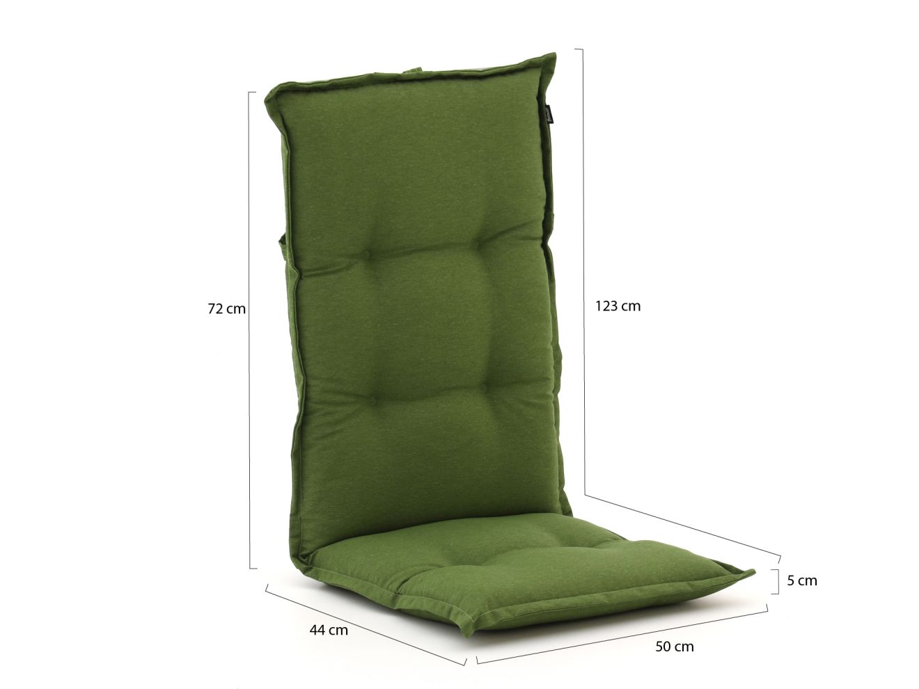 Hartman Auflage Hochlehner 123x50 cm Rab...