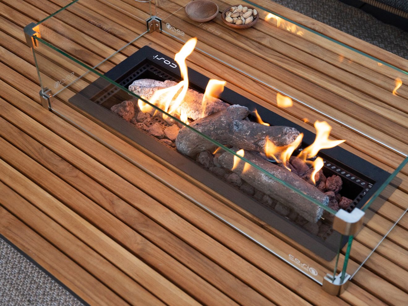 Cosiburner Ceramic Woodlogs Taupe  Rabatt: 39 %