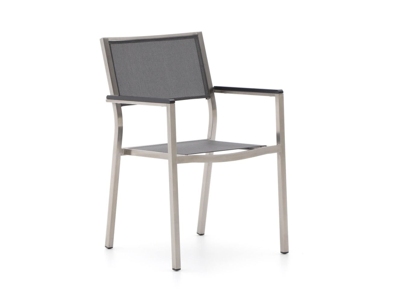 Bernstein Freiburg 160 cm Gartenmöbel-Set 5-teilig stapelbar Grau  Rabatt: 22 %