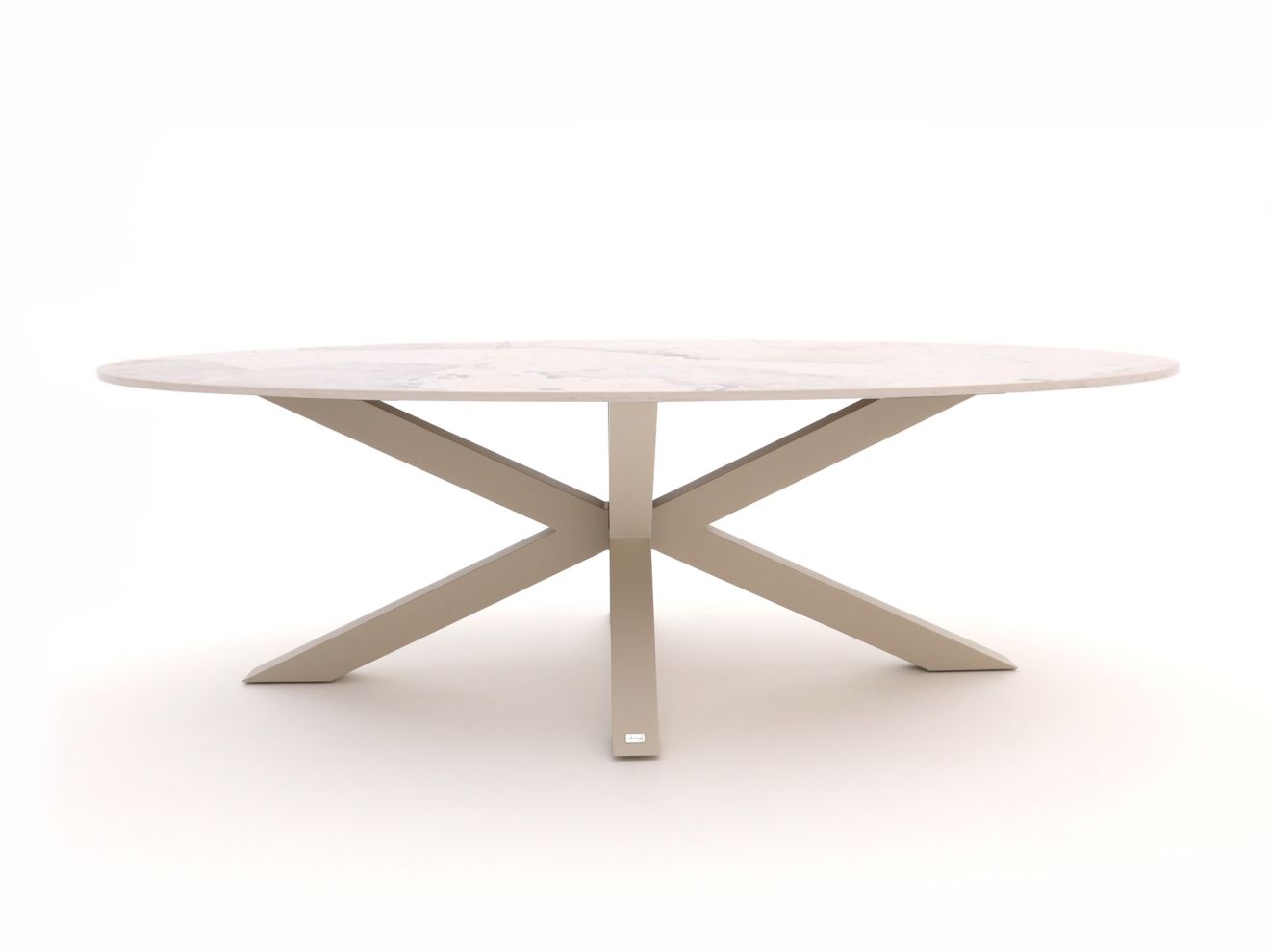 Bellagio Induno Ellips Gartentisch 240x120 cm Taupe  Rabatt: 19 %