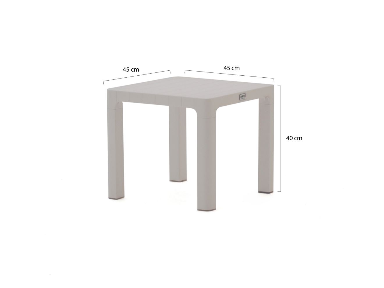 Forza Russi Gartenliegen-Set 3-teilig stapelbar verstellbar Weiß