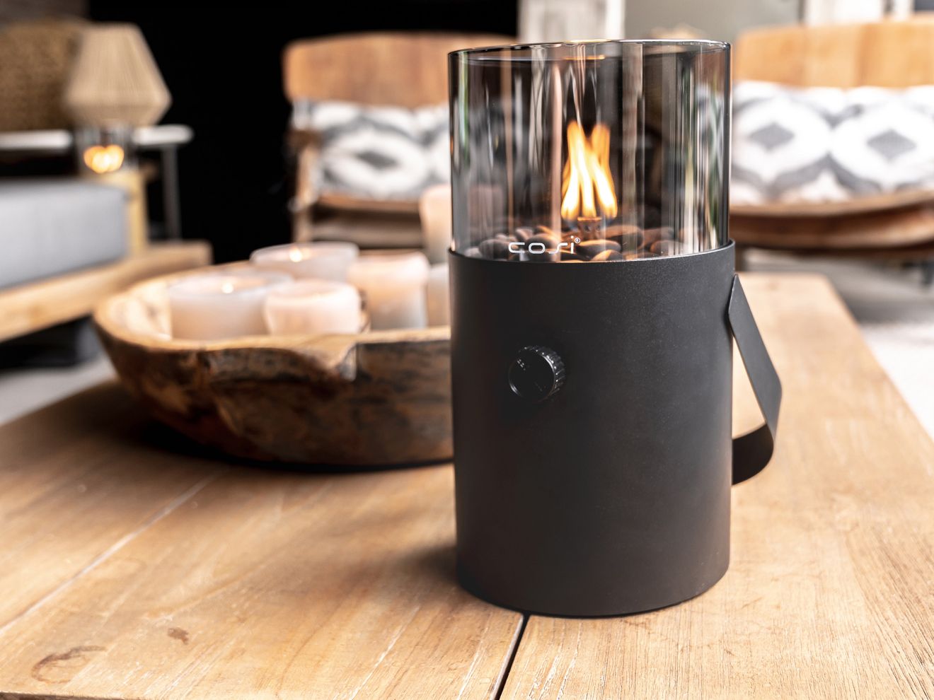 Cosiscoop Original Tischkamin ø16 cm (h:30 cm) Schwarz 16cm Rabatt: 11 %