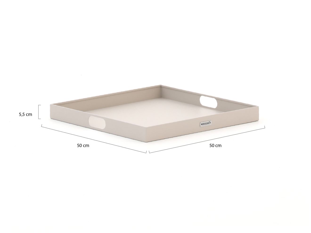 Manifesto Tablett 50x50 cm Taupe Rabatt... Manifesto Tablett 50x50 cm Taupe Rabatt...