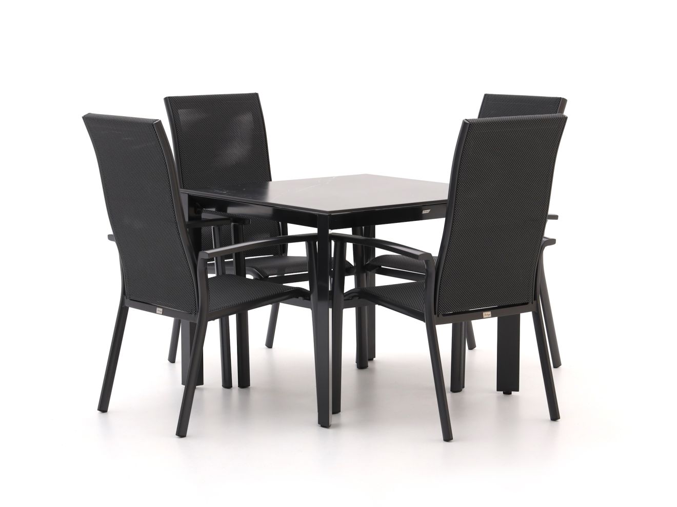 Bellagio Avio/Sestino 90 cm Gartenmöbel-Set 5-teilig stapelbar günstig online kaufen