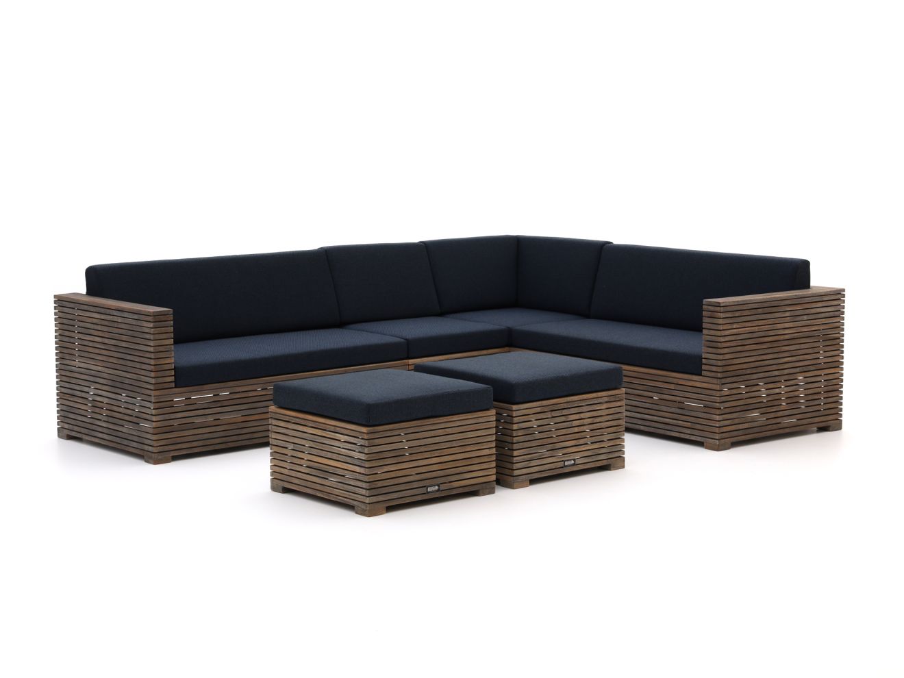 Madison Loungekissenset luxe Sitz 60x60 cm Rücken 60x40 cm 4-teilig