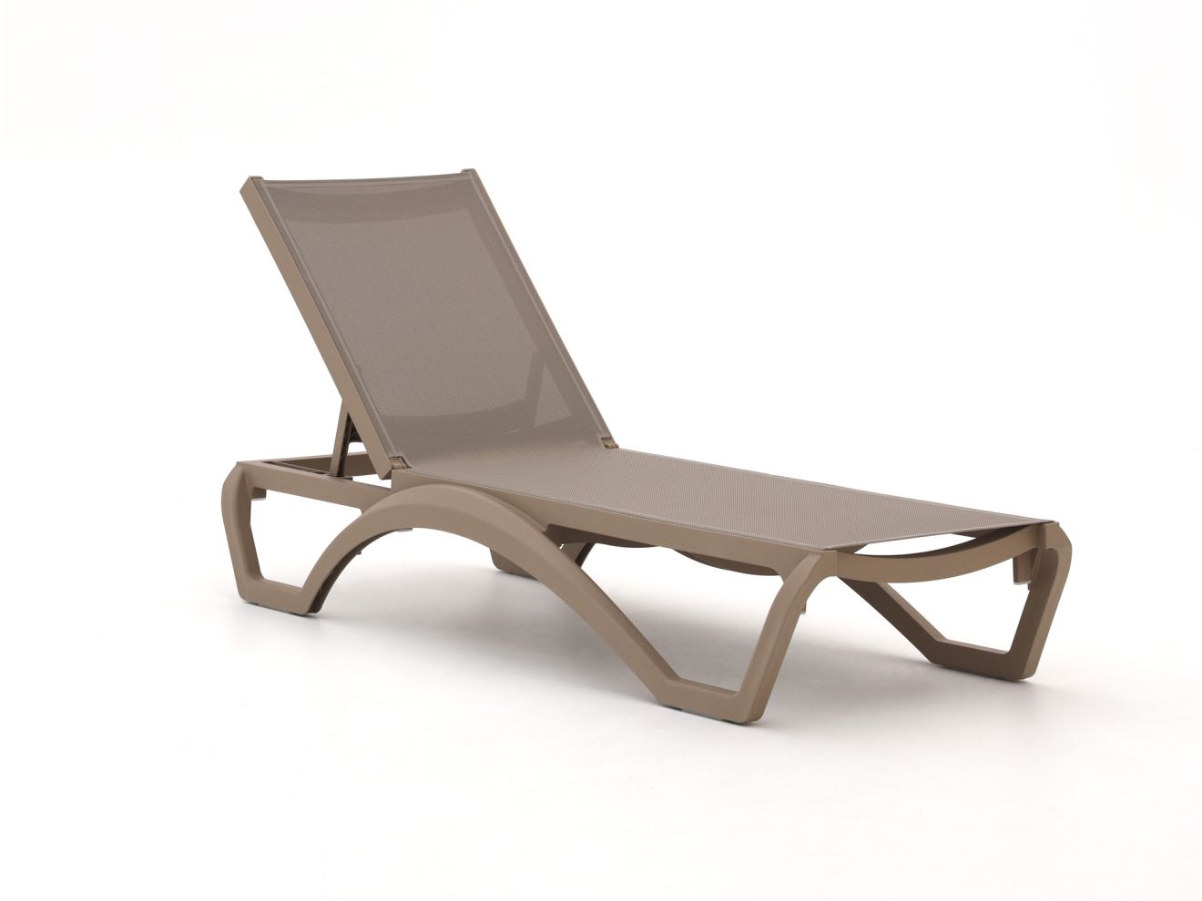 Forza Russi Gartenliege stapelbar/verstellbar Taupe