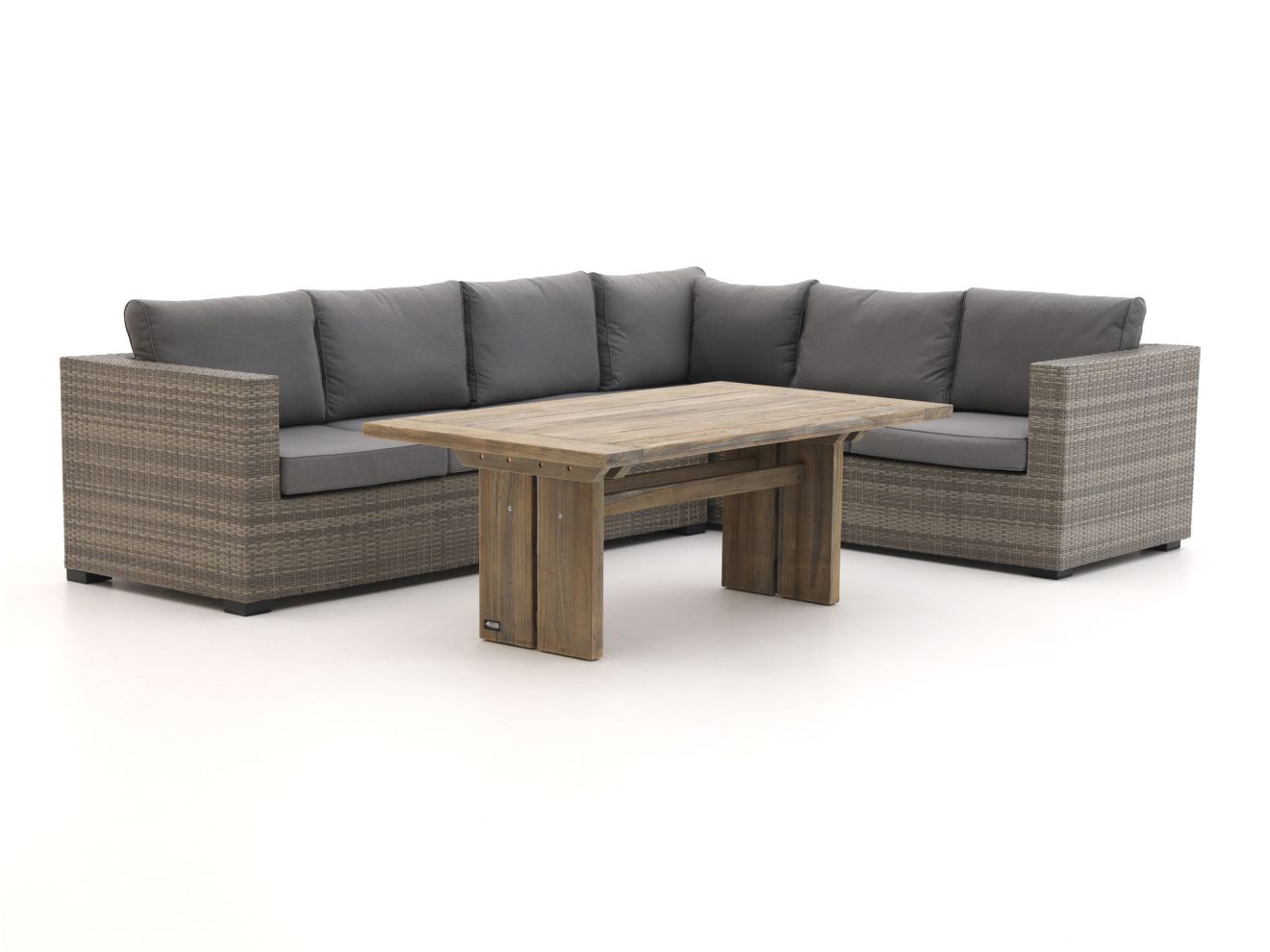 Forza Giotto/ROUGH-L Ecklounge-Set 3-teilig rechts Grau  Rabatt: 40 %