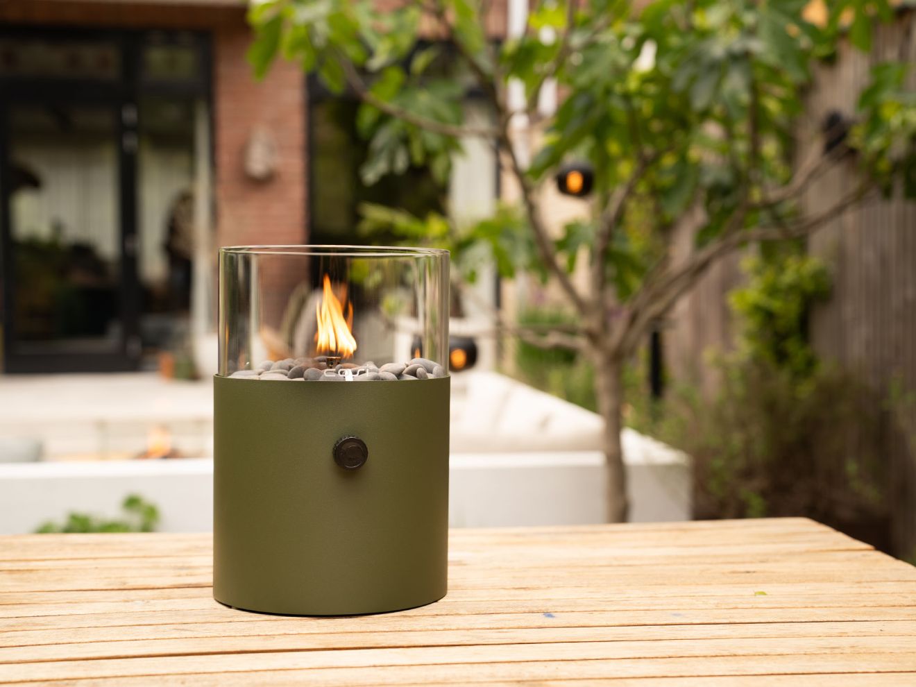 Cosiscoop XL Tischkamin ø 20 cm (h:30,5 cm) Grün 20cm Rabatt: 9 %