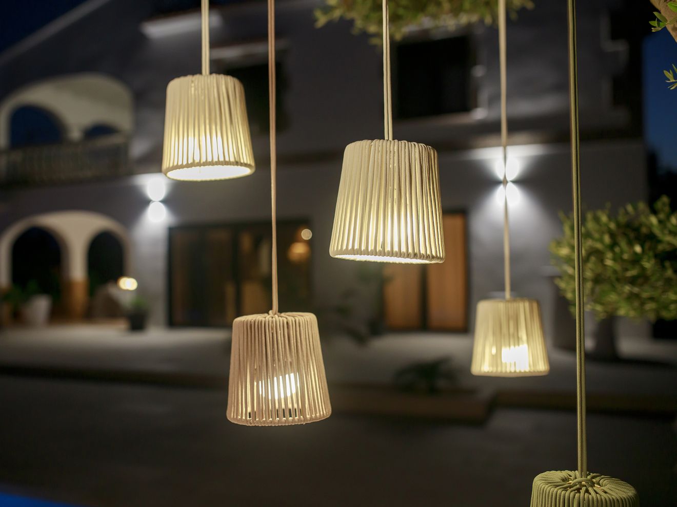 New Garden Conta Mini Hängelampe LED aufladbar dimmbar ø 14,5 cm (h: 14,6 c günstig online kaufen