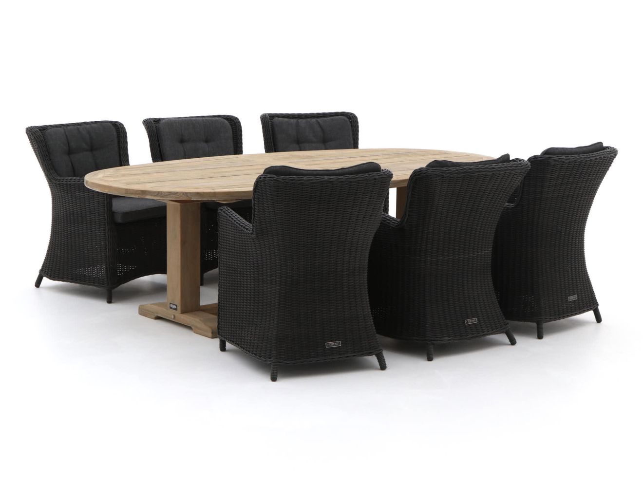 + 15 % Kassenrabatt | Intenso Milano/ROUGH-O 240 cm Esstischgruppe 7-teilig