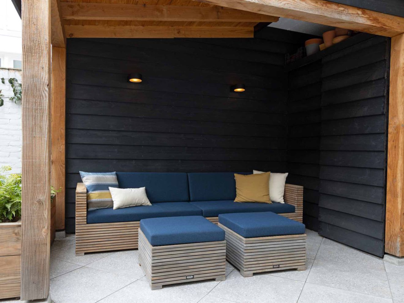 ROUGH-C Lounge Gartenhocker 60x60 cm