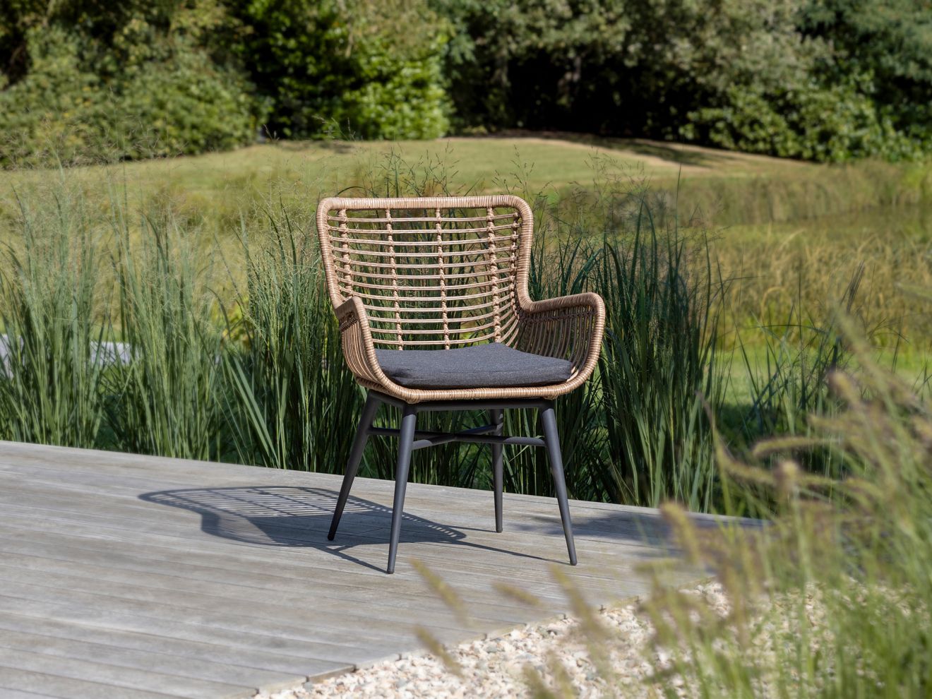 Intenso Asti/ROUGH-S 90 cm Gartenmöbel-Set 5-teilig Braun  Rabatt: 35 %