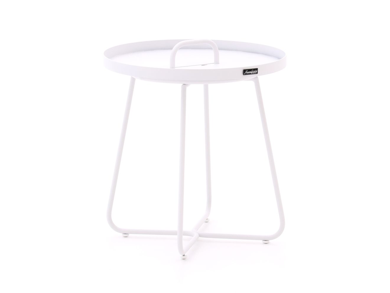 Manifesto Pito Beistelltisch Outdoor ø 44 cm (h: 51 cm) Weiß 44cm Rabatt: 19 %