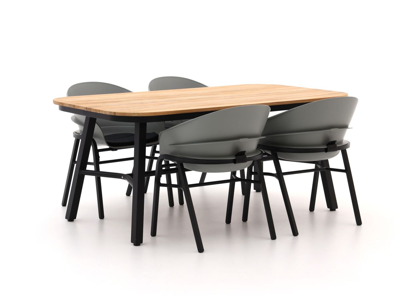 + 15 % Kassenrabatt | Hartman Tubb 185 cm Esstischgruppe 5-teilig verstellbar
