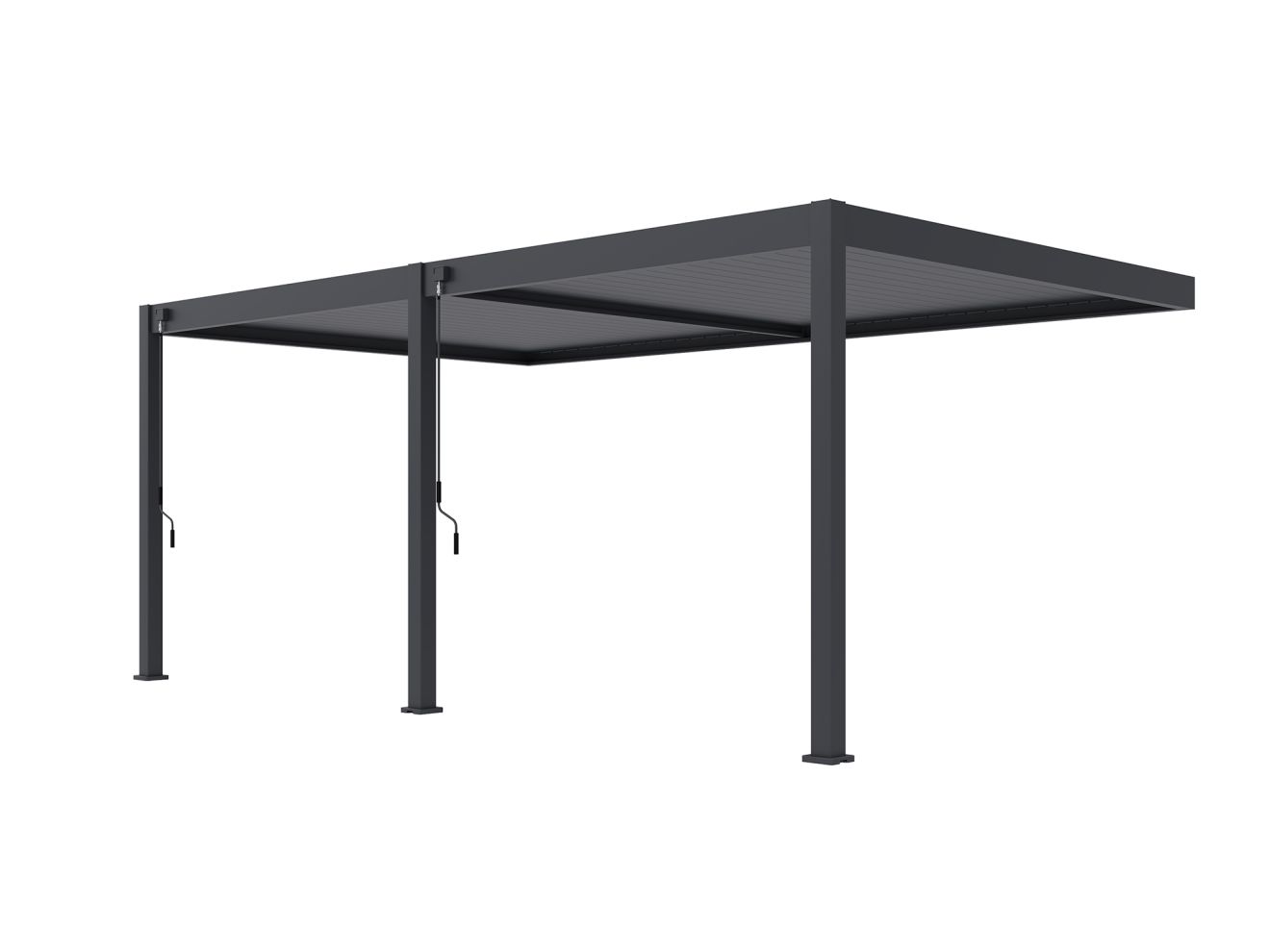 + 15 % Kassenrabatt | Cedrino Wandpergola 600x360x255 cm
