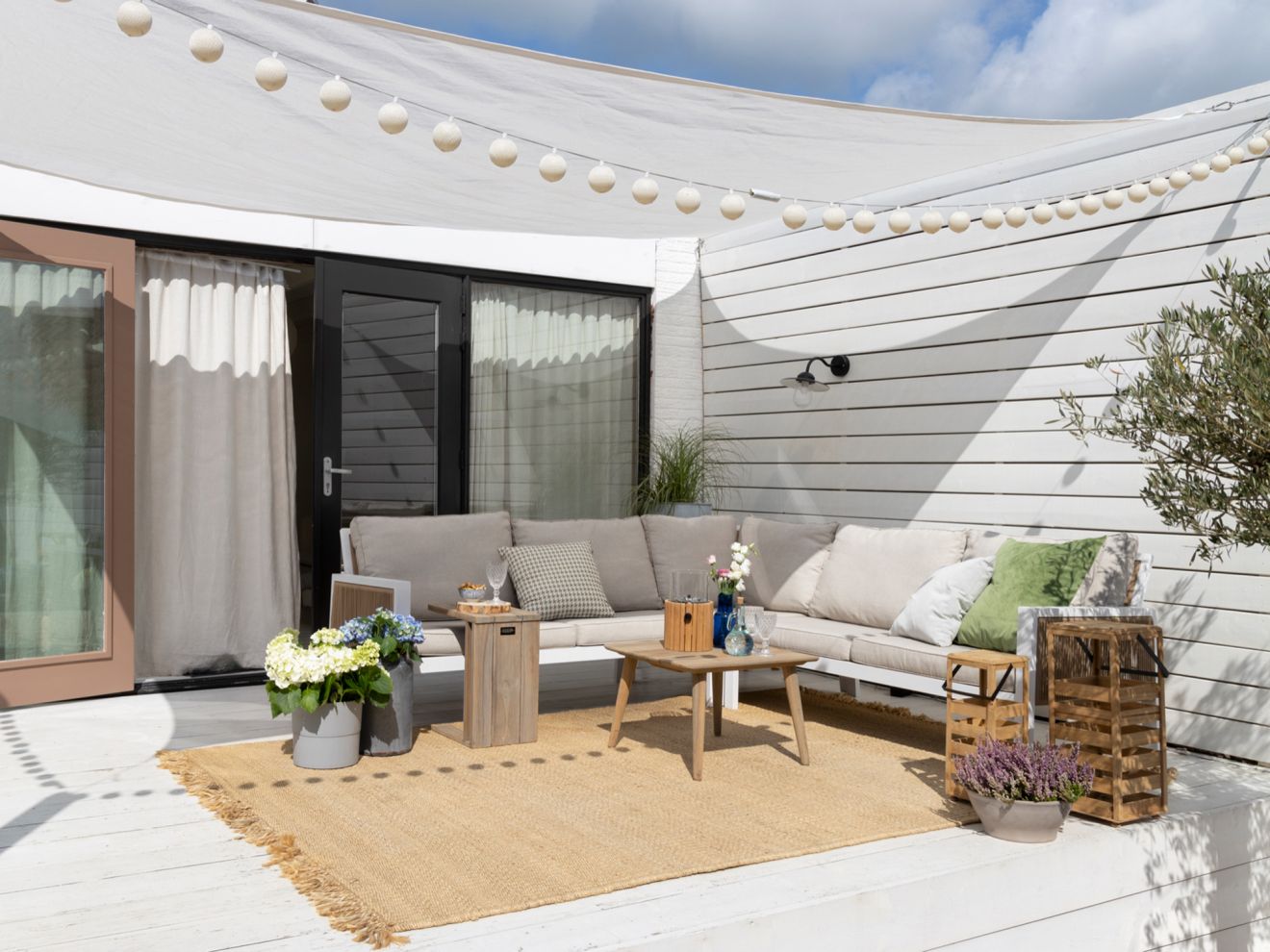 Manifesto Alzano/San Lupo Ecklounge-Set 4-teilig Weiß  Rabatt: 44 %