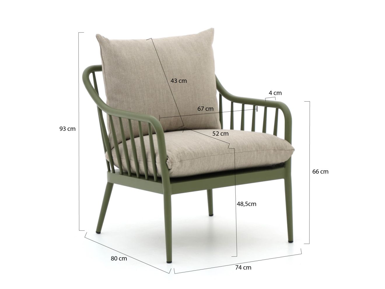 Manifesto Celante Gartensessel Grün  Rabatt: 20 %