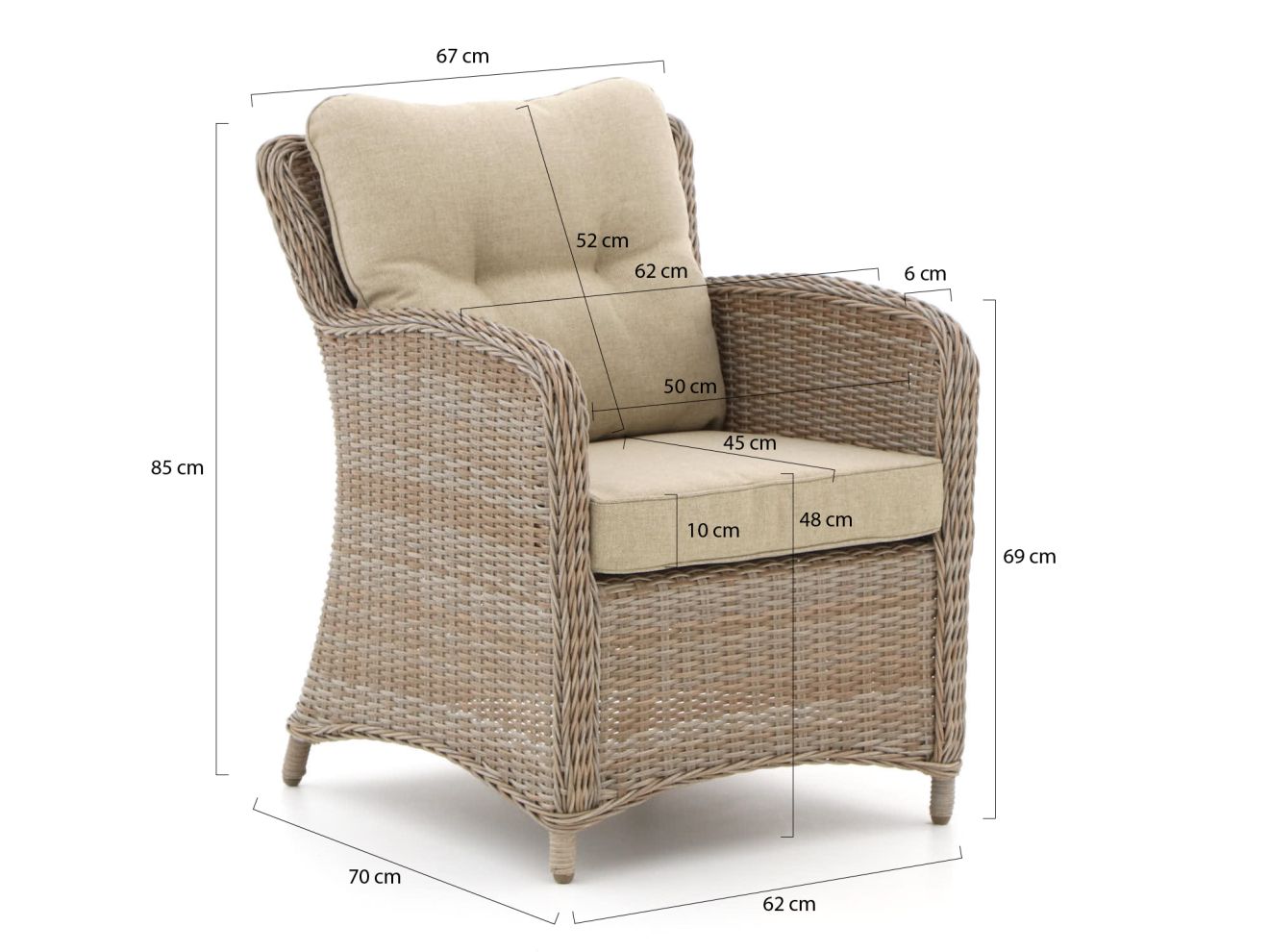 Intenso Leone/Milano Balkonmöbel-Set Lounge 3-teilig günstig online kaufen