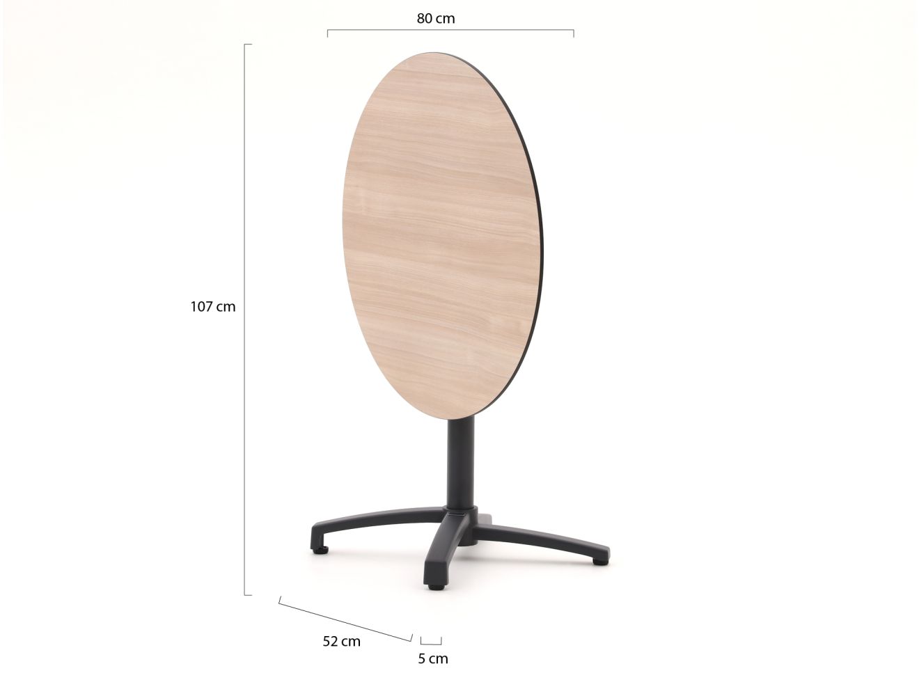 Bellagio Canzo Gartentisch klappbar ø 8...